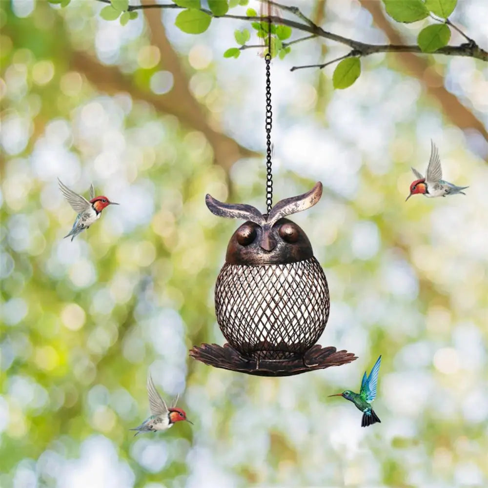 Owl Hummingbird Feeder