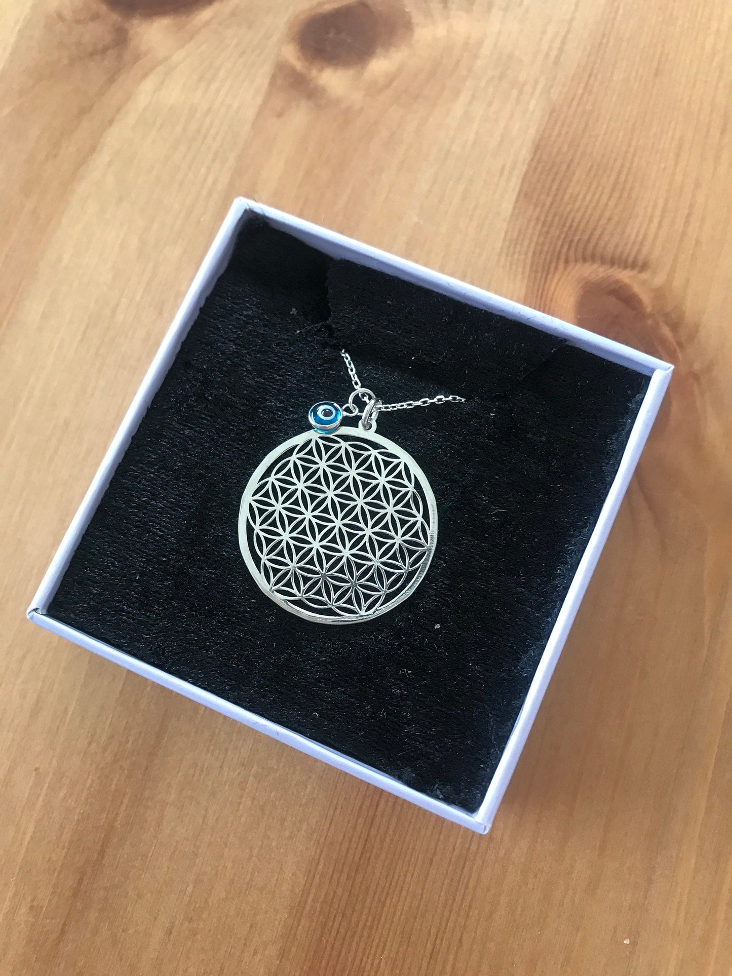 Sterling Silver Flower of Life Necklace