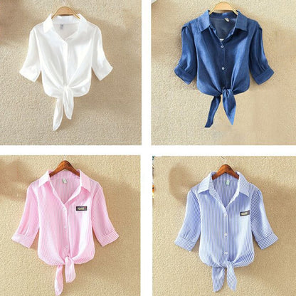 100% Cotton  Blouse Shirt