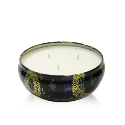 VOLUSPA - 3 Wick Decorative Tin Candle - Moso Bamboo