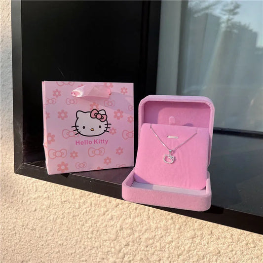 Sanrio Hello Kittys Sweet Kawaii Ring Necklace