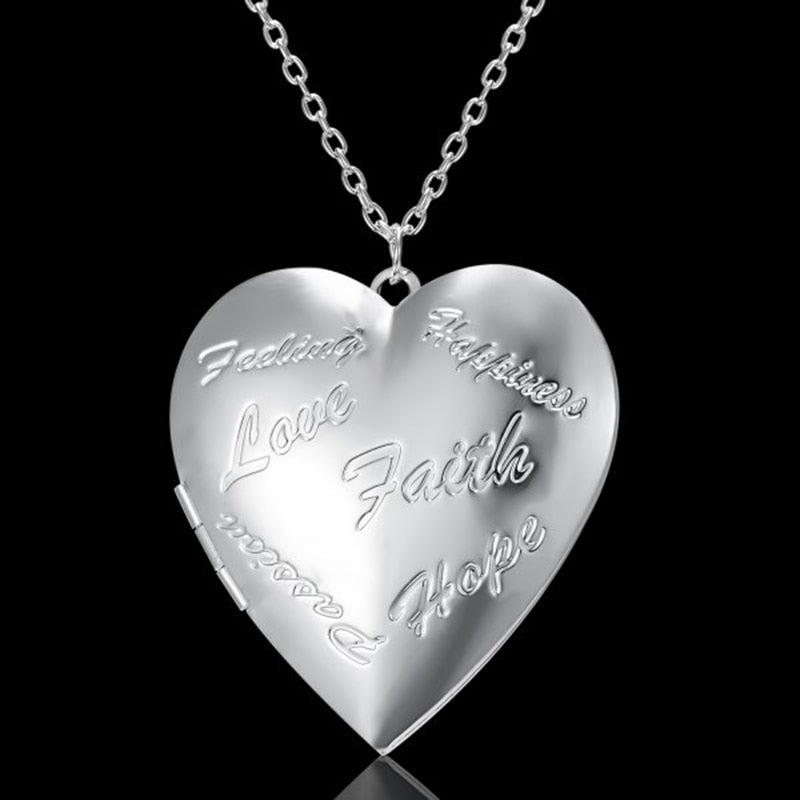 Silver Heart Locket